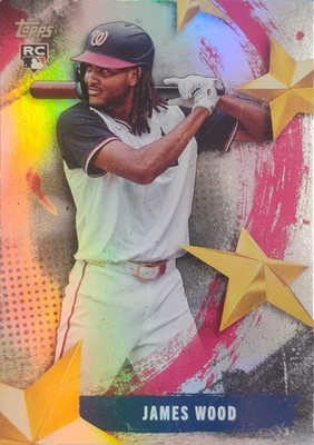2025 Topps Stars of MLB#SMLB-18 James Wood Black Foilboard