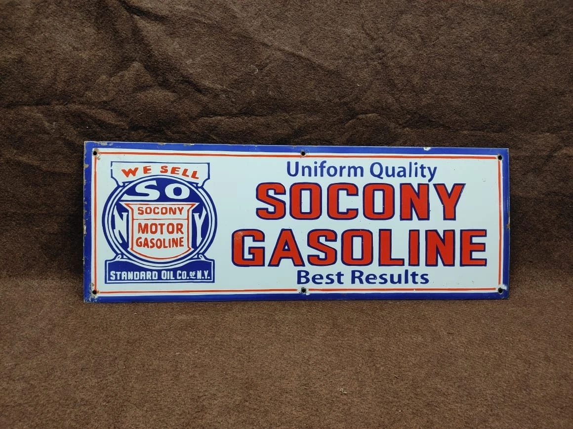 Socony Sign In Original Advertising Signs (1930-1969) for sale | eBay