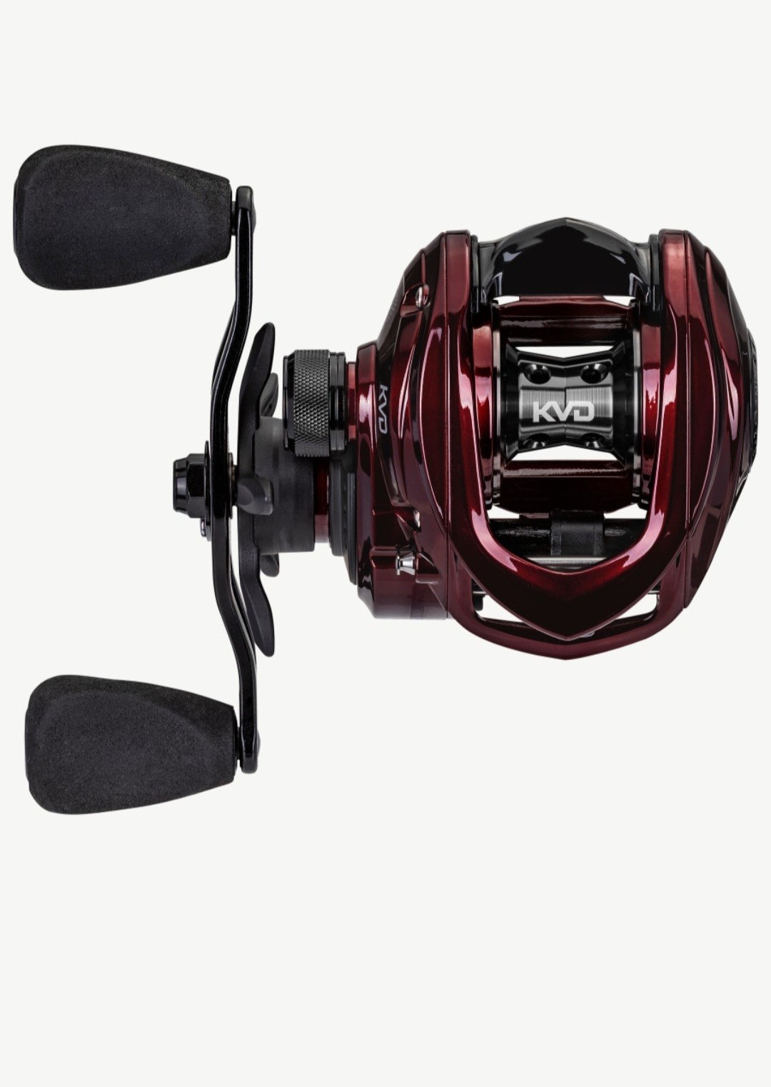 new open box Lew's KVD 6.2:1 Left Hand Baitcast Reel - Black