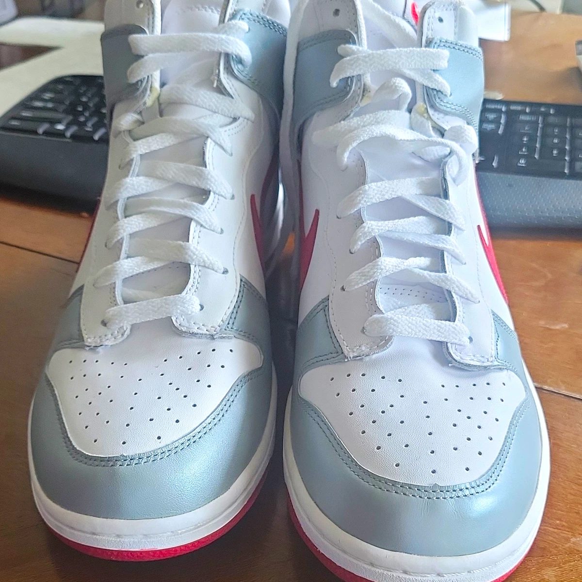 Nike Dunk High White Varsity Red for Sale | Authenticity