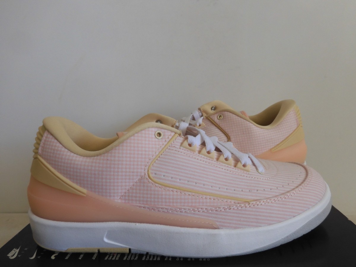 Nike Air Jordan 2 Retro Low Atmosphere Pink-Pale Vanilla Mens Sz