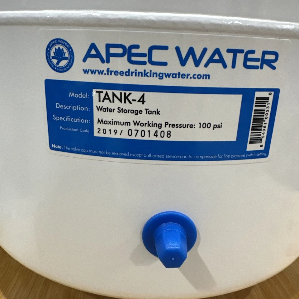 APEC Water Systems 4 Gal. Pre-Pressurized Residential Reverse Osmosis Tank-4 * - Image 2 of 4