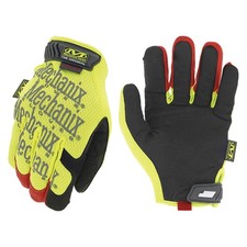 MECHANIX WEAR SMG-X91-010 Mechanics Gloves,Hi-Vis Yellow,10,PR 54ZE42