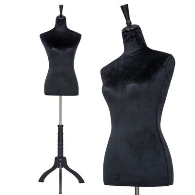 Female Mannequin Body Dress Form Sewing Mannequin Torso Manikin with Tripod B...