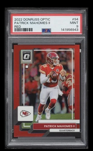 2022 Panini Donruss Optic - Patrick Mahomes II #94 Red Prizm /99