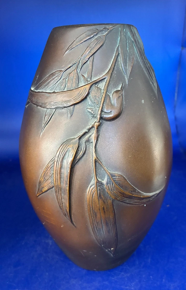 青铜日本花瓶1900-1940 | eBay