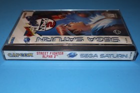 STREET FIGHTER ALPHA 2 FOR SEGA SATURN COMPLETE W/ REG. CARD & TESTED!