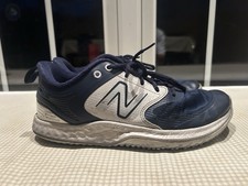New Balance Men's Navy White Baseball Turf Shoes