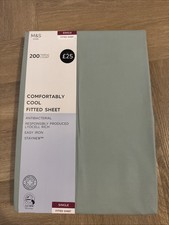 Marks and Spencer Comfortably Cool Single Fitted Sheet