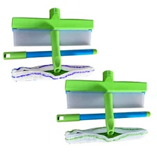 Shower Squeegee for Glass Doors Recyclable Silicone Window Squeegee Kit 