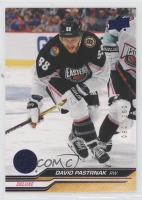 2023 Upper Deck Extended Series All-Star Team Deluxe 62/250 David Pastrnak 18vw