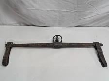 WI Barn Antique Wood Evener Bar Tree Yoke Horse Ox Western Primitive 36" Long