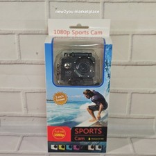 Sports Cam 1080P Waterproof 30M Action Full HD 2.0 Inch Screen Camera NIB