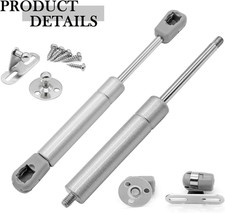 2Pcs 6 Inch Gas Struts, 30N/ 6.7Lb Safety Lift Support Cabinet Hinge Gas Spri...