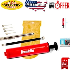 Franklin Sports All-Purpose Ball Pump Kit - Inflate with Accuracy On-the-Go