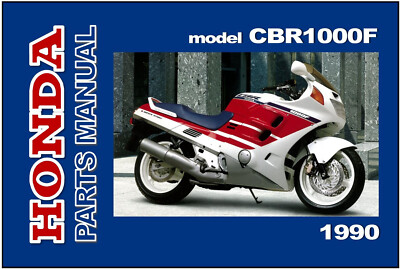【HONDA】CBR1000F Parts Catalogue 4 HONDA Parts Manual CBR1000F 1989 1990 1991 Replacement Spares