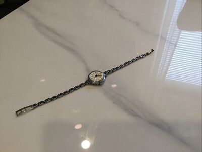 VINTAGE ZARIA LADIES MECHANICAL WATCH USSR  WORKS FINE 