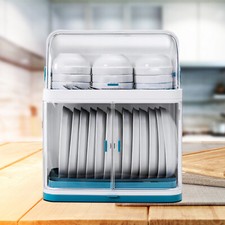 High-quality PP and PET Dish Drainer, Two-tier Kitchen Utensil Organizer