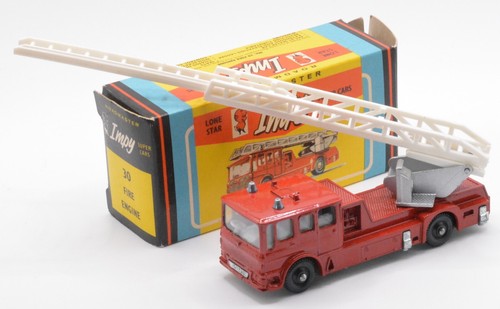 Lone Star Impy Super Cars 30, Fire Engine with Ladder, Red, With Box Great Shape - Picture 6 of 6