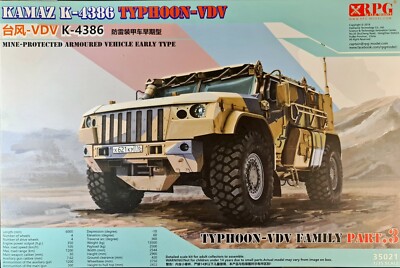 35021 RPG-Model Typhoon VDV K-4386 Mine-Protected Arm. Veh. Early Bausatz 1:35
