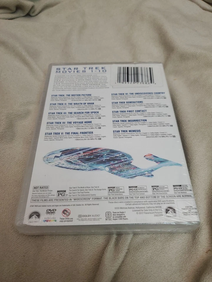 STAR TREK STARDATE COLLECTION MOVIES 1-10  - DVD - Brand New - Image 2 of 2