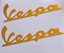 Compatible with Vespa Stickers Vinyl Decal scooter moped x2 Fairing 