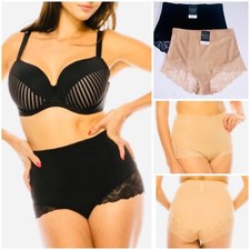 2/4/6 High Waist Briefs Tummy Control Girdles Lace Shaper Panties 69091 Lot Gift