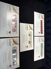 Color Street Nail Strips 100 Real Bundle Lot Of 5 Mixed Colors  J5P