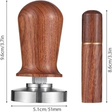 51mm/53mm Calibrated Espresso Tamper Calibrated Coffee Tamper with Spring Loaded