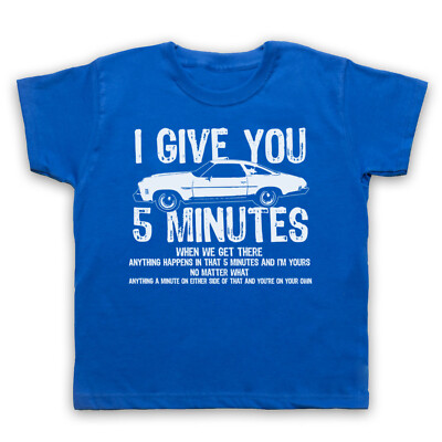 DRIVE INOFFICIAL CHEVELLE 73 I GIVE YOU 5 MINUTES FILM KINDER T-SHIRT