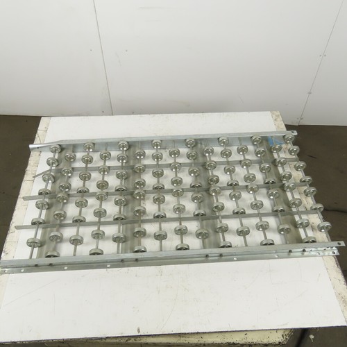24" Wide x 48" Long Galvanized Steel Gravity Skate Wheel Conveyor Damaged