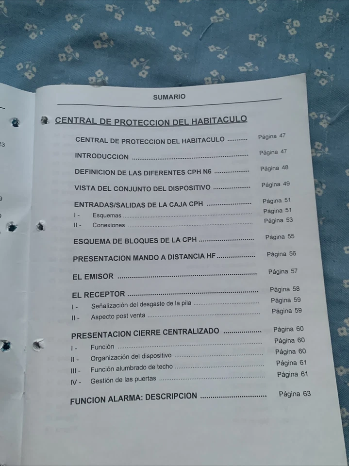 Manual De Taller Sistemas De Seguridad CITROEN XSARA SERIE 1 - Imagen 4 de 4
