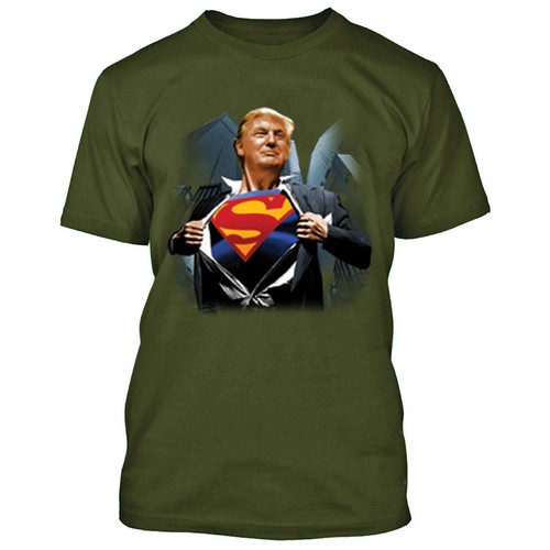 Camiseta de hombre Super Donald Trump para presidente Make America Great Again para hombre - Imagen 16 de 16