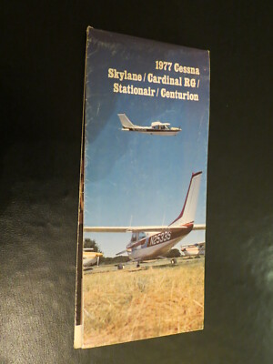Cessna Skylane, Cardinal RG, Stationair,Centurion, Prospekt, 70er Jahre