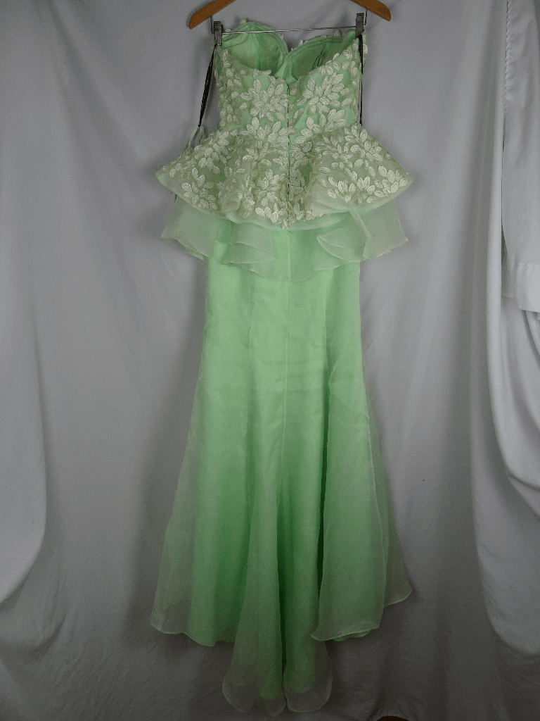Andrea & Leo Couture Green Dress Size 6 | eBay