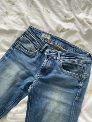 jeans femme taille basse Pépé Jeans taille 34 NEUF - Photo 1/4