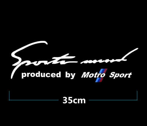 1Pcs Black Sports Mind Motro Sport Car Front Hood PVC Best Sticker Racing Decals - Picture 4 of 12