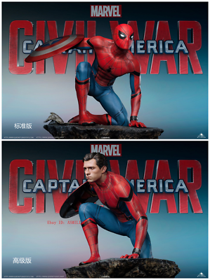 QUEEN STUDIOS スパイダーマン　1/4スタチュー　シビルウォー　美品 Queen Studios 1/4 Captain America Civil War Spider Man