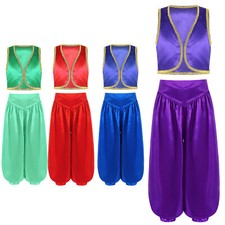 Kids Boys Suit Bloomers Outfits Stage Set Fairytale Festival Prince Party Satin