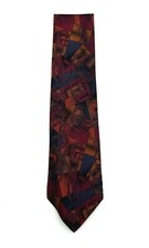 New Red Men's Neck Tie Assorted Designs Classic Necktie PICK YOUR TIE