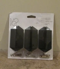 Project 62 3 Pack Hexagonal Galaxy Shield Hook Set Black With Hardware - NIP