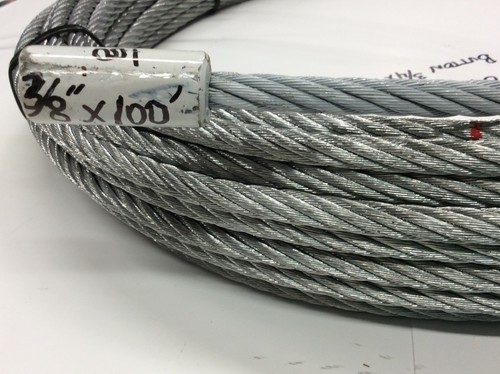 Water Service Line Slitter Puller Trenchless Pipe Replacement Cable 3/8”x 100’ - Picture 7 of 7