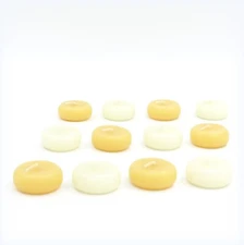 Beeswax Floating Candles, Mix Color, Round Shaped Handmade, for  Party, Holidays