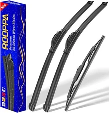 Windshield Wiper Blades For 08-12 Jeep Liberty 19"/19"/14" U/J HOOK Set of 3