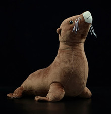 24cm Brown Fur Seal Plush Toy Stuffed Sea Animal Soft Doll Kids Gift