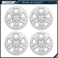 ECCPP 4Pcs Wheel Skins Hub Caps Silver For Toyota RAV4 2006-2012 w/ 17" Wheel