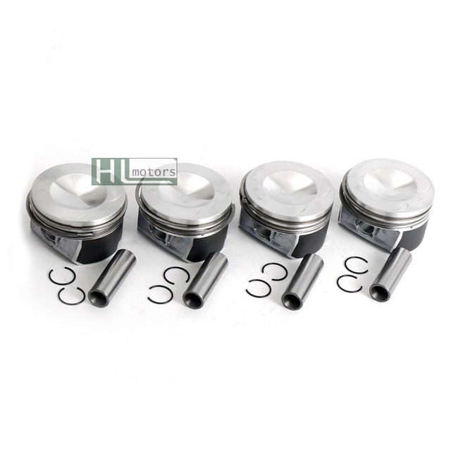 4Pcs Pistons & Rings Φ20mm / 82.5mm Set for 2.0T VW EOS GTI Audi A3 A4