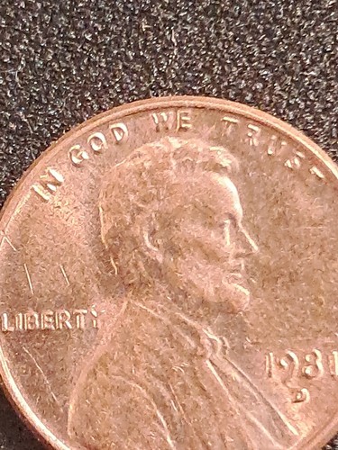 1981 D MIS-STRUCK ERROR Coin Lincoln Memorial Penny Off-Center Rare Piece - Picture 13 of 15