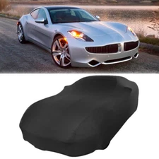 Full Car Cover Stain Stretch Dust-proof Protection Custom Black For Fisker Karma