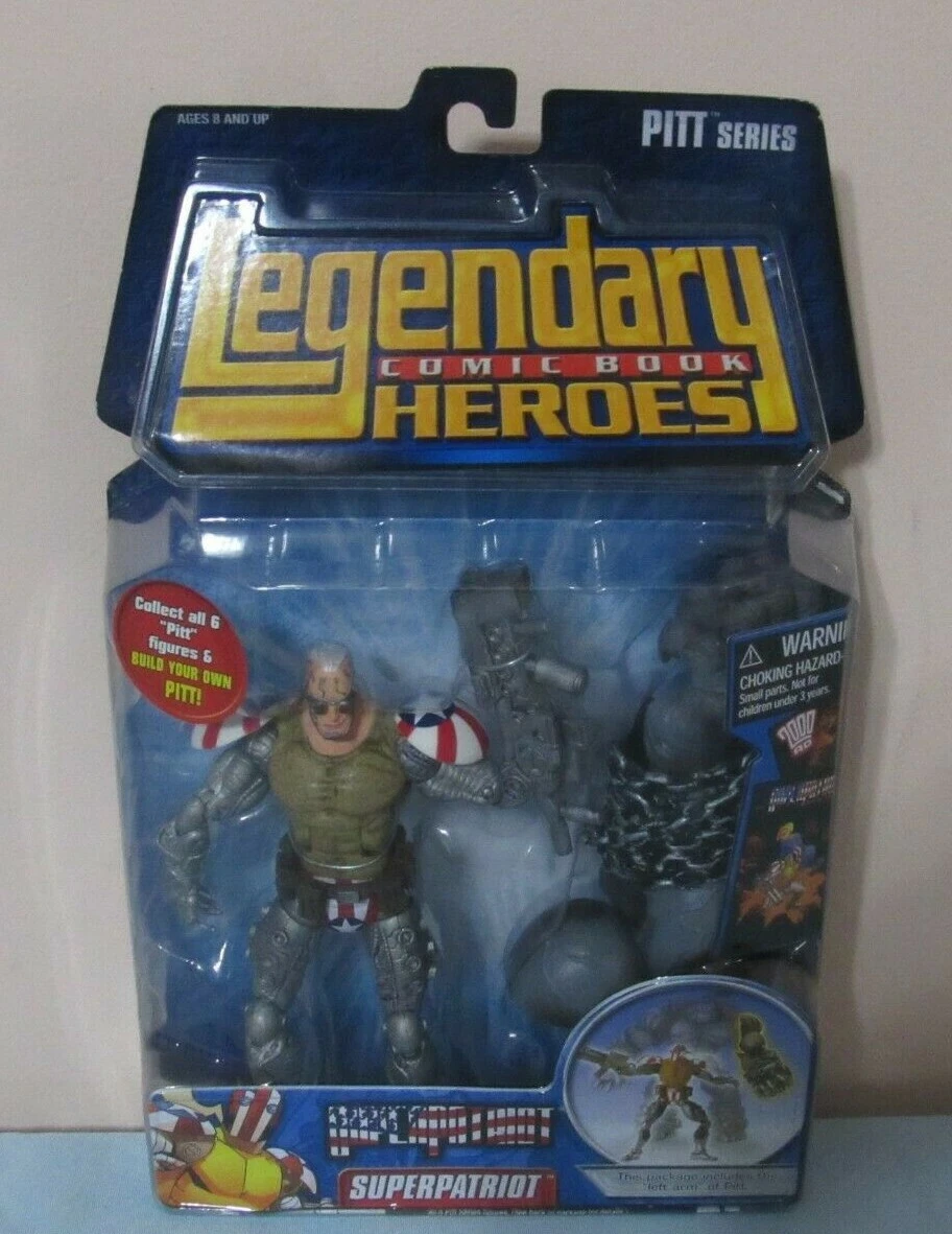  Legendary Heroes Series 1 Set Of 8 With Build A Pitt : Toys &  Games